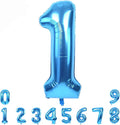 TONIFUL 40 Inch Blue Number 1 Balloons Large Foil 1st Birthday Decorations | by TONIFUL