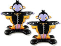 2 Pcs Halloween Balloons, Standing vampire balloon, Large Foil Halloween Party by Unknown