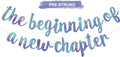 BEISHIDA Rainbow Blue Pre-Strung The Beginning of A New Chapter Banner | by Beishida