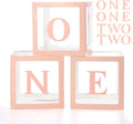 Voircoloria First Birthday Decorations One Balloon Boxes by Voircoloria