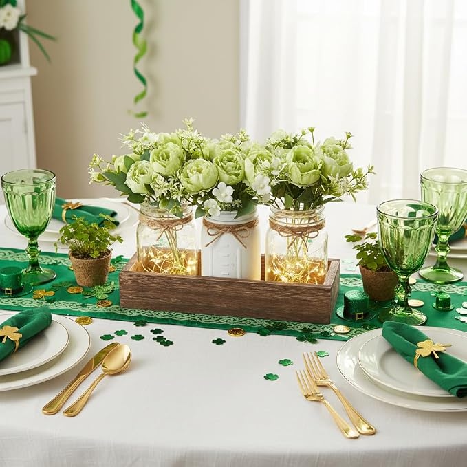 Mkono Mason Jar Lights Centerpieces - Image 2