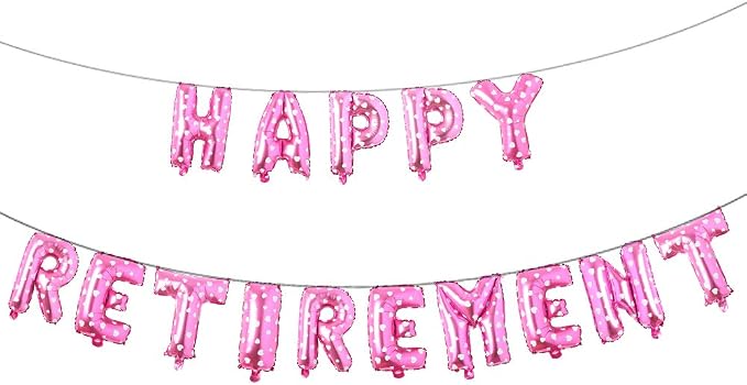 Happy Retirement Party Decorations by RUIANSI