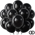 RUBFAC Black Balloons, Party Balloon 12 Inch by RUBFAC