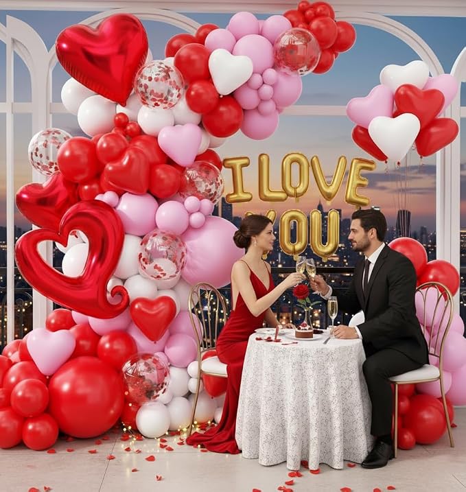 Valentine's Day Balloon Arch Kit - Image 5