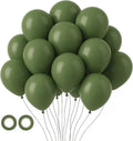 Voircoloria 105pcs Sage Green Olive Green Party Latex Balloons, 12inch | by Voircoloria