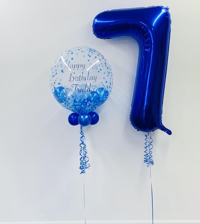 Numbers 3 Balloon 40Inch Navy Blue Balloons - Image 4