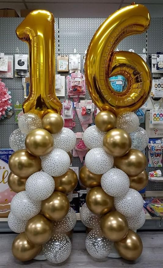 Gold 16 Balloon - Image 3