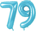 Number 79 Balloons for 79th Birthday Party Decorations, 0-100 Large No.79 by Joycard