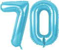 Number 70 Balloons for 70th Birthday Party Decorations, 0-100 Large No.70 by Joycard