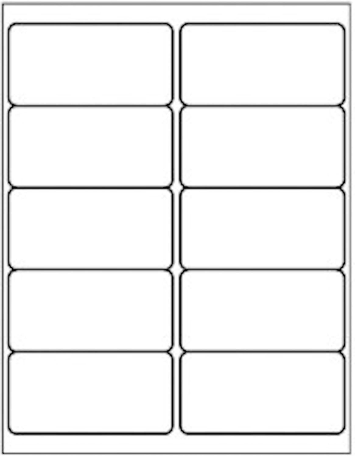 10 Up - Shipping Address Labels - 2" x 4" - 2000 Labels