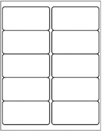 10 Up - Shipping Address Labels - 2" x 4" - 1000 Labels