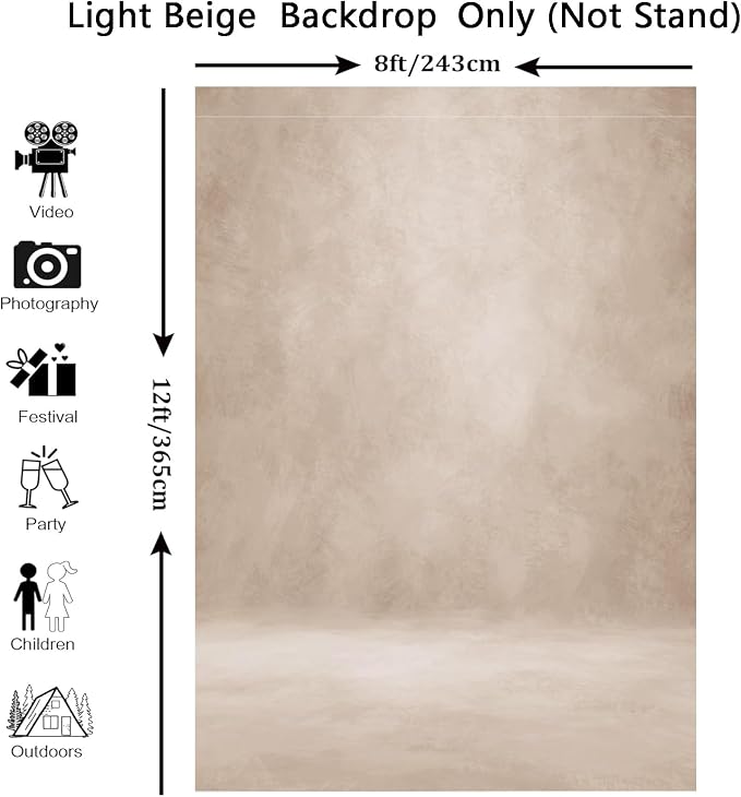 Abstract Photography Backdrop for Photoshoot 8x12ft, No Stand | Professional - Image 4