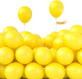 PartyWoo Yellow Balloons 50pcs Matte Yellow Small Latex Helium Balloons | 5 Inch by PartyWoo