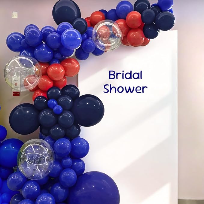 Blue and Red Balloon Garland Arch Kit - Image 5