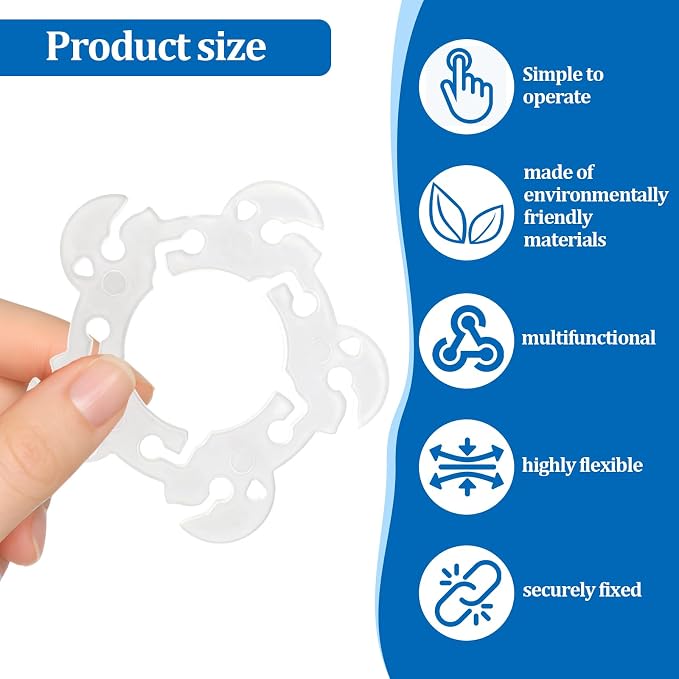 50PCS Balloon Arch Clips，Plastic Balloon Clips - Image 4