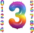 Number 3 Balloons for 3th Birthday Party Decorations, 0-100 Large No.3 Balloons by Joycard