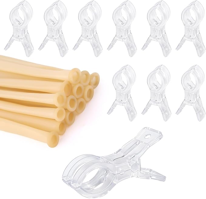 10pcs Balloon Arch Clips & 100pcs Balloon, Transparent Clear Backdrop Heavy by Unknown
