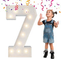 3FT Light Up Numbers Letters, Mosaic Numbers by MerryMosaics