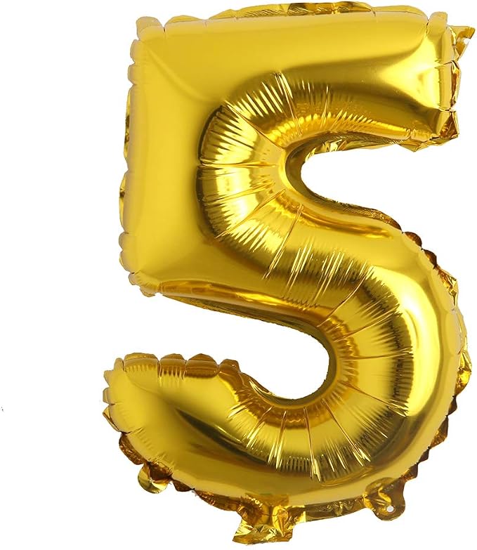 16" Alphabet Letter and Number Balloons Set Package, Aluminum Hanging Foil Film by RUIANSI