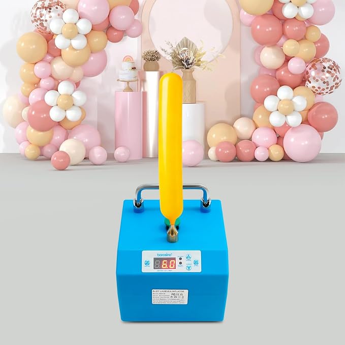 Electric Balloon Pump with Timer & Pedal Control & LCD Display - Image 3