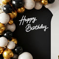 TONIFUL Happy Birthday Sign for Backdrop by TONIFUL