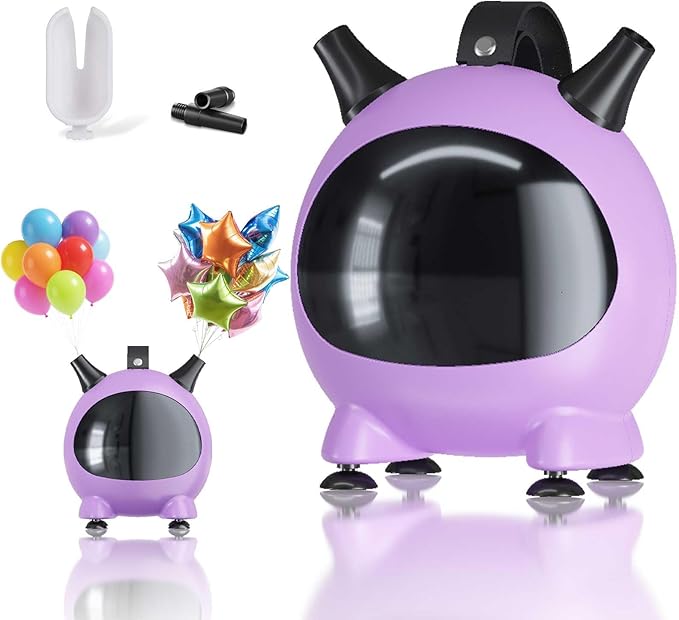 Balloon Pump Electric, Portable Balloons Inflator Air Pump Dual Nozzle by Froova