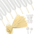 260 Balloons Clear Long Balloons 100 Pack Twisting Animal Balloon Thickening by ASIYUHY