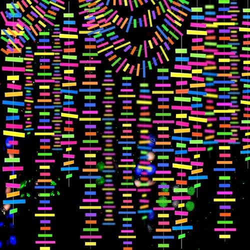 60feet UV Neon Paper Garland Stripe Neon Streamers Black Light Neon DecorationsGlow Party UV Reactive Neon Party Favors Glow in The Dark Party Supplies and Decorations for Wedding Birthday Banners by WELITTCON