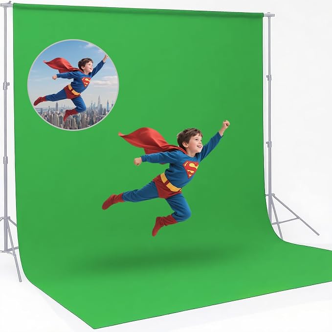 CPLIRIS 10x20ft Green Screen Backdrop by CPLIRIS