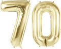 Number 70 Balloons for 70th Birthday Party Decorations, 40 Inch 0-100 by Joycard
