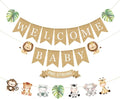 Weecent Pre-Strung 6ft Burlap Welcome Baby Banner by Weecent