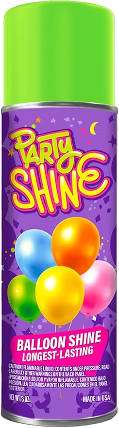 Party Shine Balloon Shine Spray, Silicone Spray by ShinyFiesta