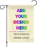 Personalized Garden Flag for Outside 12x18 Custom Flag by Custom