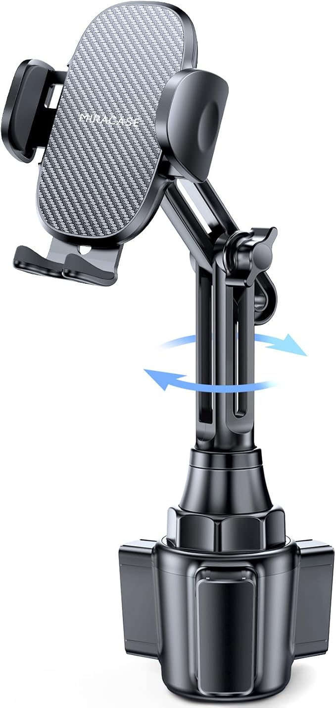 Miracase Long Neck Car Cup Holder Phone Mount Compatible by Miracase