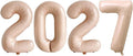 Caramel 2027 Foil Number Balloons by GOER