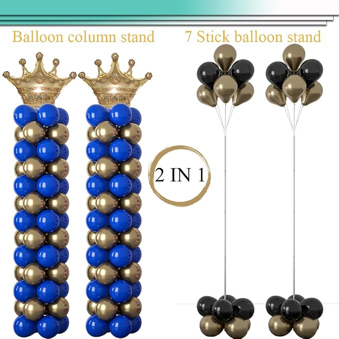 Decojoy Balloon Column Stand Kit Set of 2, 2IN1 Balloons Holder Sets Ballon - Image 2