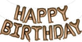Happy Birthday Balloons Banner, Foil Balloon Personalized Name Letters Balloons by TOTAFAM