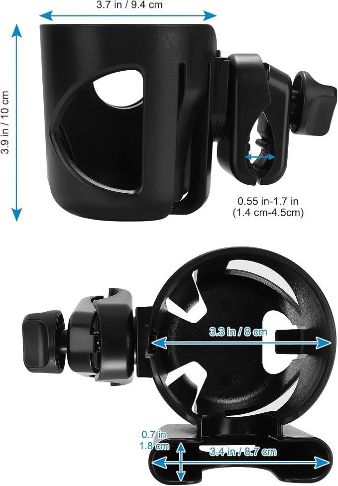 Accmor Stroller Cup Holder, Walker Wheelchair Bike Drinks Holder | Universal - Image 9