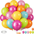 Tropical Balloons, 12 Inch Hawaii Balloons, Colorful Balloon, Pearl Hot Pink by Saxuxu