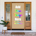 Personalized Door Cover, Tan | Decorations Banners and Signs, Photo Text Logo by ZOLRITH