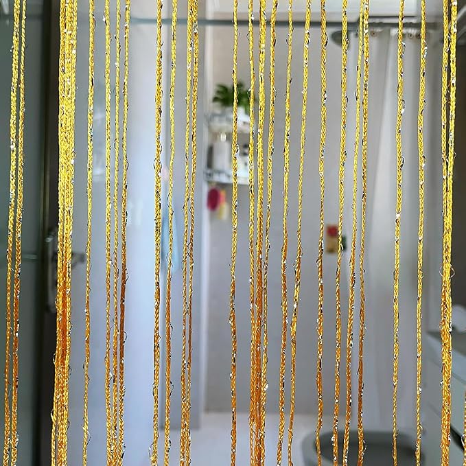 Home Decor Sequin Curtain for Doorway, Door String Curtains, 39x79 inch Hanging - Image 6