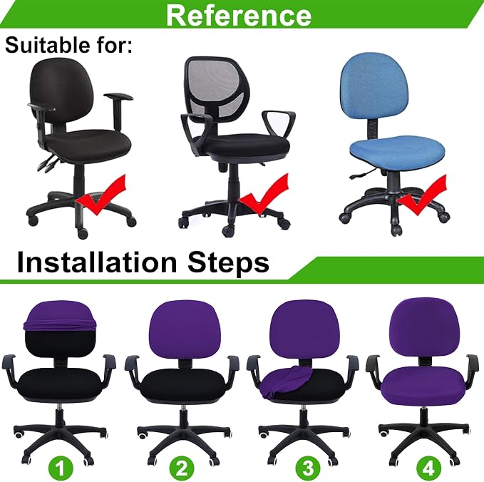 Smiry Office Computer Chair Covers - Image 6