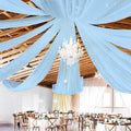 Showgeous 6 Panels Baby Blue Ceiling Drapes by Showgeous
