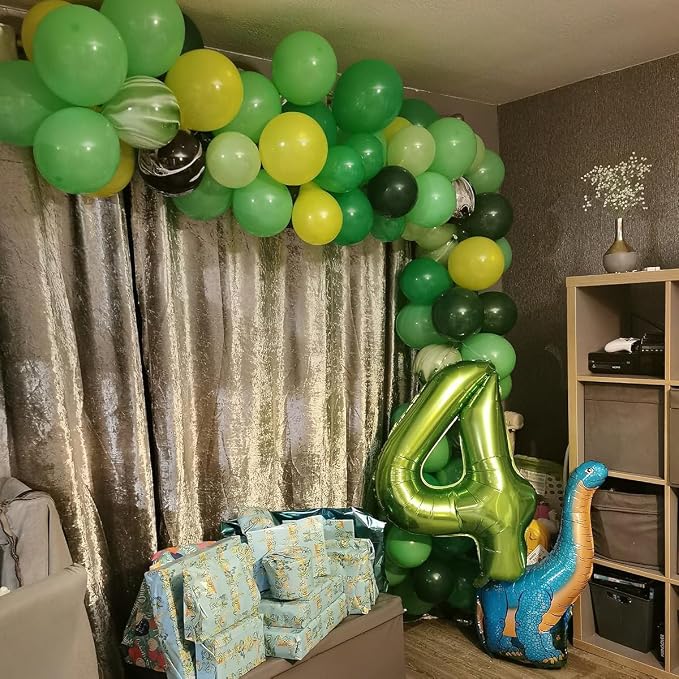 40 Inch Green Number Balloon 4, Large Number Foil Balloons Mylar - Image 5