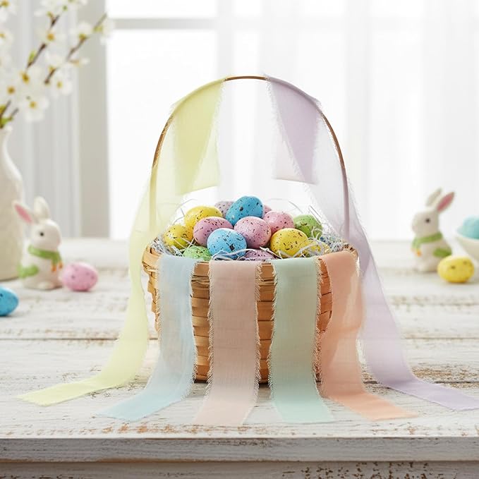Pastel Macaron Chiffon Ribbon - Image 4