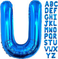 Lovoir 40 Inch Large Blue Letter U Balloons Big Size Jumbo Mylar Foil Helium by Lovoir