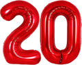 Number Balloons Red Party Balloon by United-UnicornsParty