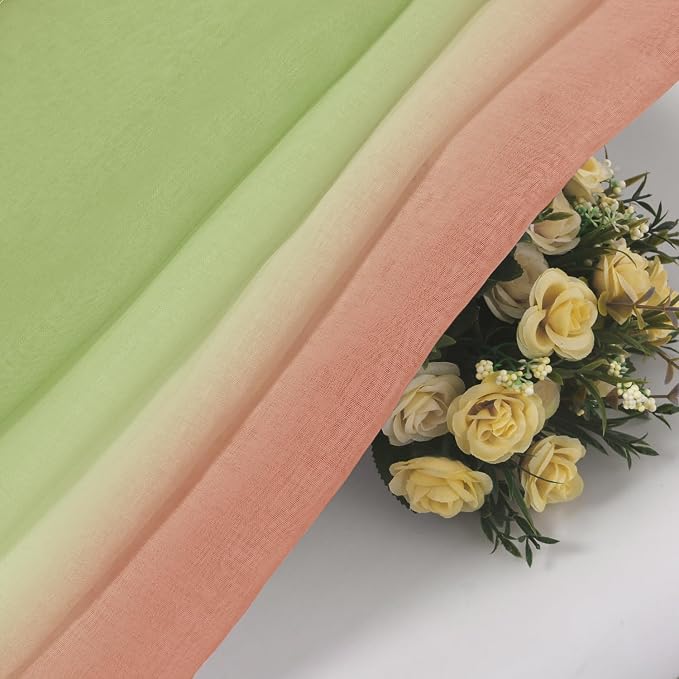 DWCN Ombre Sheer Curtains - Image 6