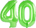 40 Inch Number 40 Balloons for 40th Birthday Party Decorations, 0-100 Fruit by FOBELEC