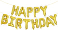 LIOZEOKUN Happy Birthday Balloon Letters 16 inch Mylar Foil Birthday Balloons by LIOZEOKUN